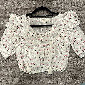 Worn once loveshackfancy crop top
